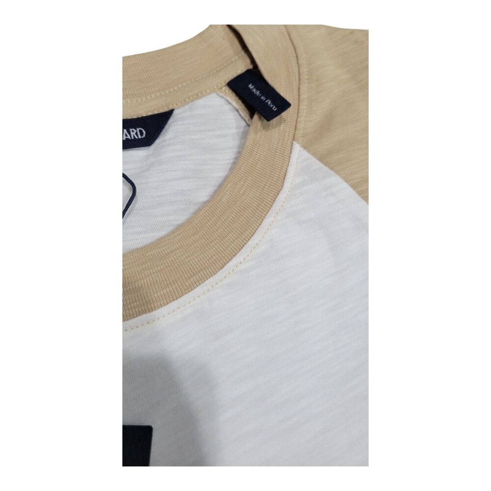 Veronica Beard White and Tan Long Sleeve Tee - Picture 10 of 14